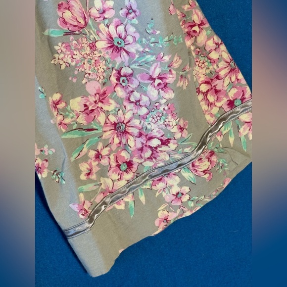 Laura Scott 100% Cotton Summer Floral 2 Pc  Pajama Set Womens Sz 2x - Picture 3 of 6